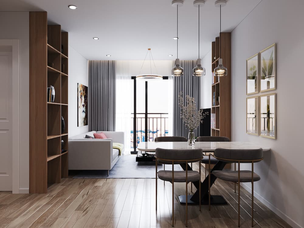 2-bedroom apartments in Vinhomes Ocean Park - Great design