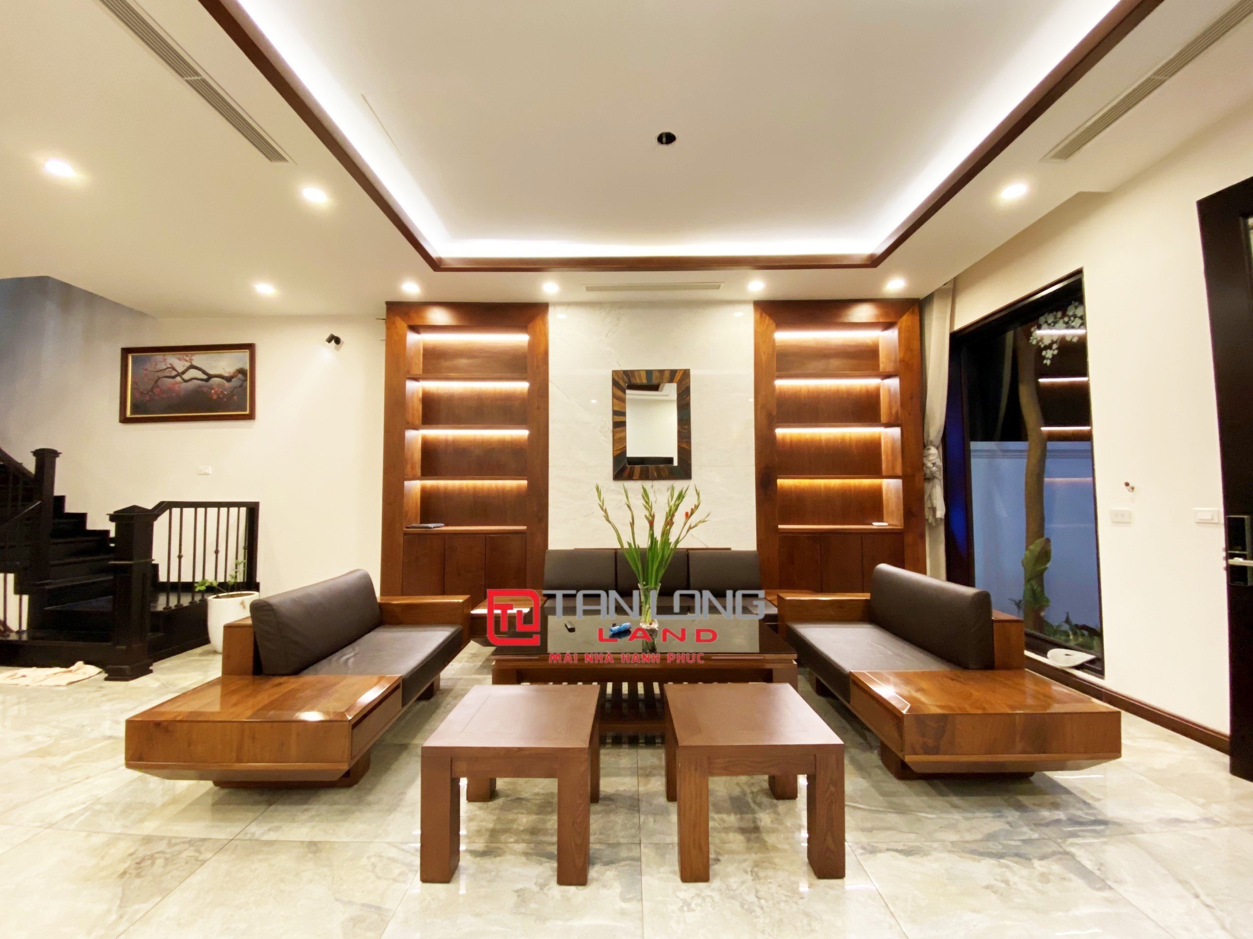 Modern furniture house for rent in Nguyet Que 1