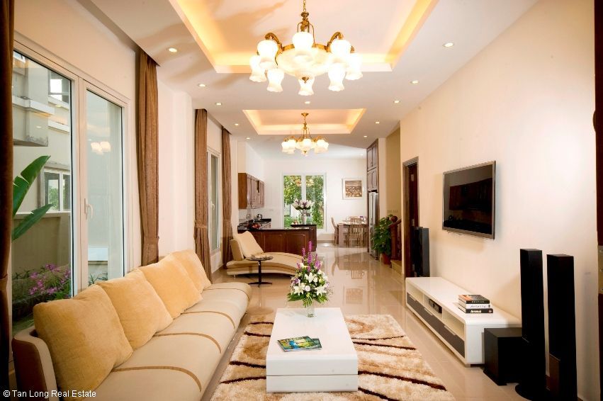 Living room in Vinhomes Riverside Flamboyant Villas